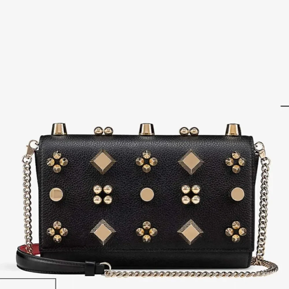 Christian Louboutin leather clutch bag